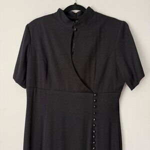 News black Asian inspired Dress